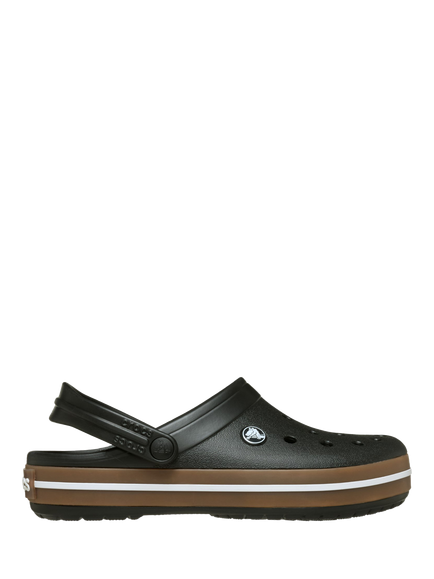 Crocs Croc Crocband Gum Clogs, Black