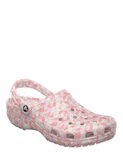 Crocs Classic Confetti Clogs - view 2, Pink