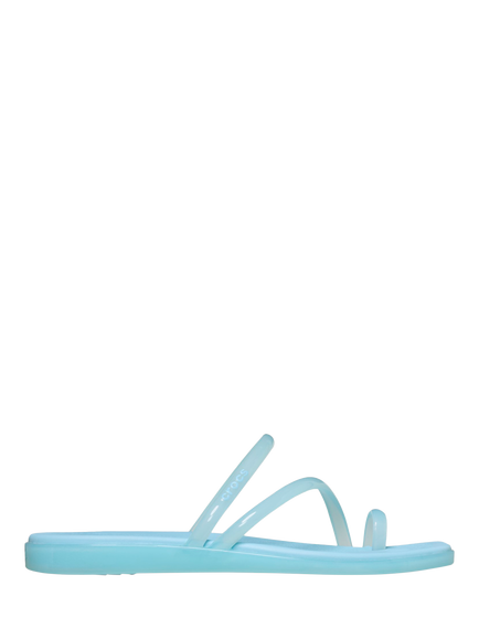 Crocs Miami Jely Toe Loop Sandals, Blue, Blue
