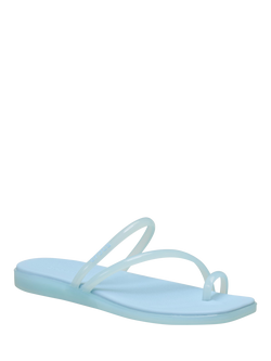 Crocs Miami Jely Toe Loop Sandals, Blue - view 2, Blue