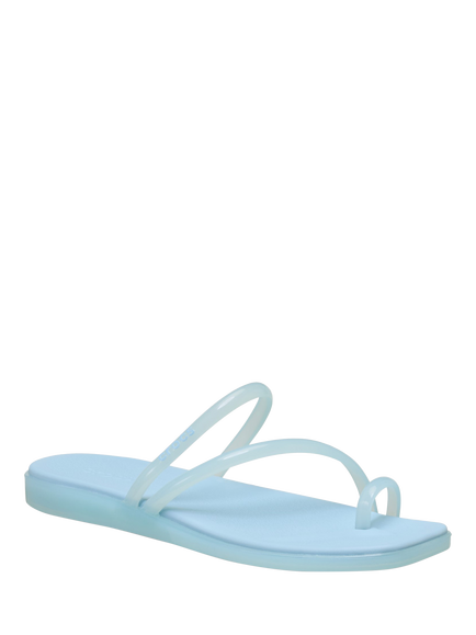 Crocs Miami Jely Toe Loop Sandals, Blue - view 2, Blue