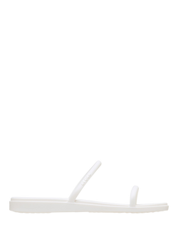 Crocs Miami Two Strap Sandals, White, White