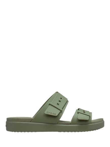Crocs  Brooklyn Buckle Low Sandals, Green