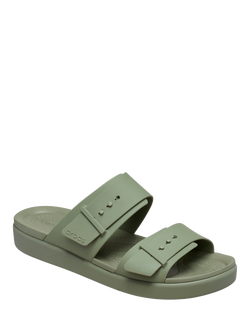 Crocs  Brooklyn Buckle Low Sandals - view 2, Green