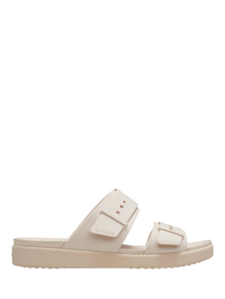 Crocs  Brooklyn Buckle Low Sandals, Natural