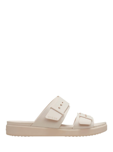 Crocs  Brooklyn Buckle Low Sandals, Natural