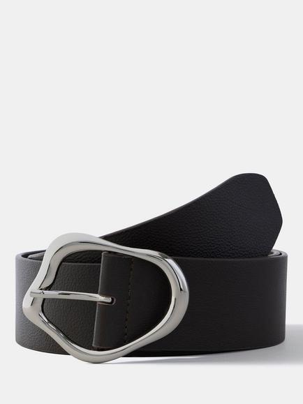 Mint Velvet Wide Pure Leather Belt, Brown, Brown