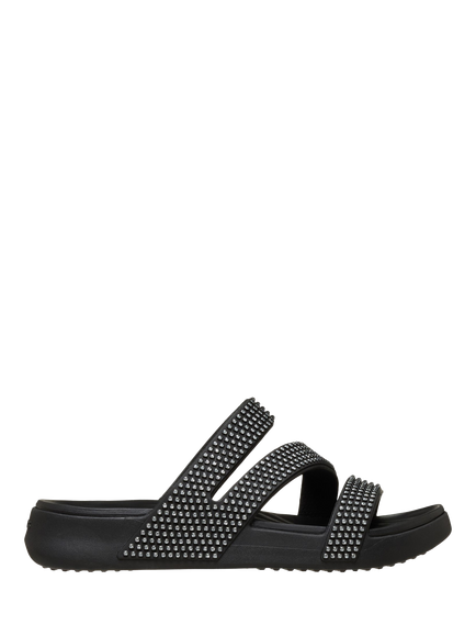 Crocs Getaway Embellished Strappy Sandals, Black