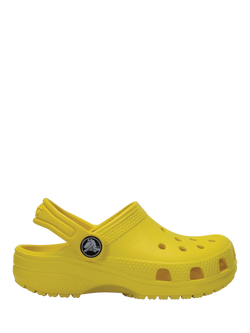 Crocs Kids' Classic Clog Sandals, Lemon, Lemon