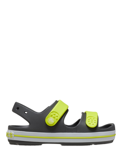 Crocs Kids' Crocband Play Sandals, Slate Grey/Acidity