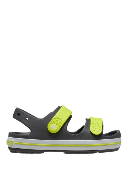 Crocs Kids' Crocband Play Sandals, Slate Grey/Acidity