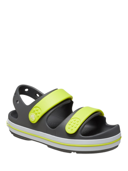 Crocs Kids' Crocband Play Sandals - view 2, Slate Grey/Acidity