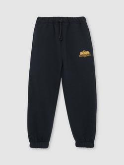 Reiss Kids' Marston Nature Reserve Drawstring Joggers, Navy - view 2, Navy