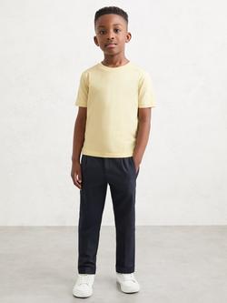 Reiss Kids' Bless Crew Neck Short Sleeve T-Shirt, Sorbet Yellow, Sorbet Yellow