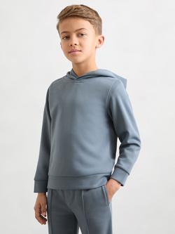 Reiss Kids' Fabien Hoodie - view 2, Airforce Blue