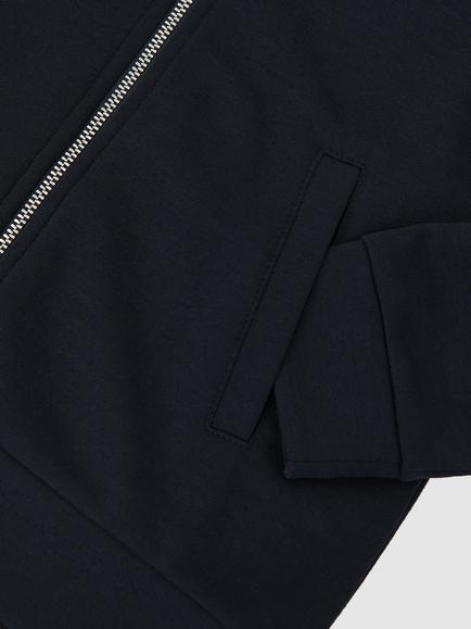 Reiss Kids' Harrison Zip Neck Jumper, Navy - view 2, Navy