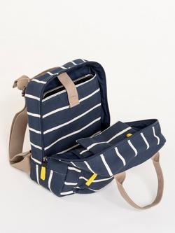 Brakeburn Stripe Backpack, Navy - view 2, Navy