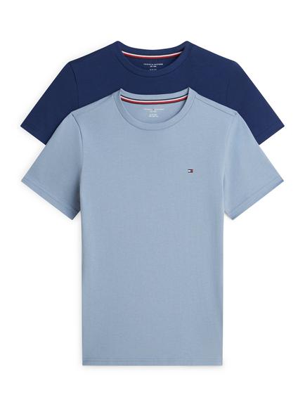 Tommy Hilfiger Kids' Louge T-Shirt, Pack of 2, Navy, Navy