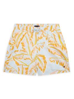 Tommy Hilfiger Kids' Printed Swim Shorts, Multi, Blue/Multi