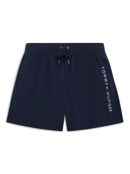 Tommy Hilfiger Kids' Drawstring Swim Shorts, Dark Night Navy