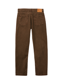 Benetton Mid-Rise Tailored Chinos - view 2, Brown