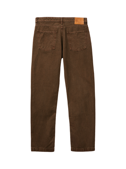 Benetton Mid-Rise Tailored Chinos - view 2, Brown