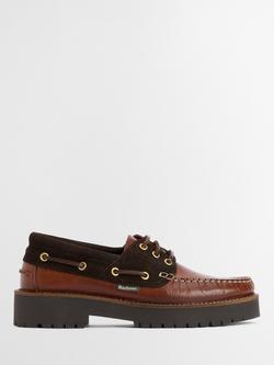 Barbour Darras Boat Shoes, Dark Brown, Dark Brown