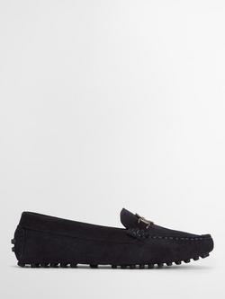 Barbour Laire Suede Driving Shoes, Dark Navy, Dark Navy