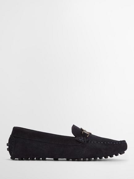Barbour Laire Suede Driving Shoes, Dark Navy, Dark Navy