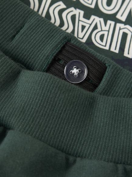 NAME IT Kids' Jurassic World Joggers, Bistro Green - view 2, Bistro Green