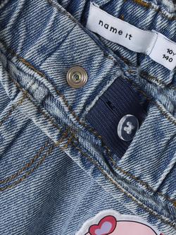 NAME IT Kids' Squishmallows Denim Skirt, Blue Denim - view 2, Blue Denim