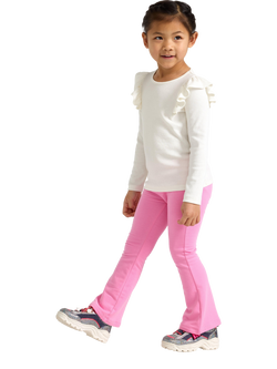 Lindex Kids' Flared Leggings, Pink - view 2, Pink