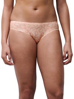 Chantelle Soft Stretch Bikini Briefs, Leo Blush