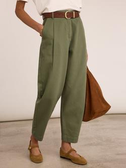 Baukjen Paola Barrel Leg Chinos, Khaki - view 2, Khaki