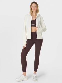 Sweaty Betty Contrast Stitch Workout 7/8 Leggings, Brown Mid, Brown Mid