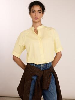 Baukjen Ana Stand Collar Shirt, Yellow, Yellow