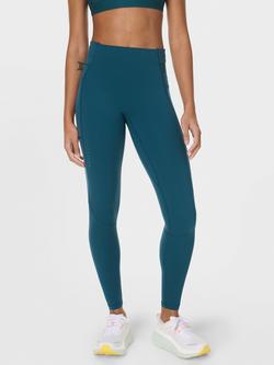 Sweaty Betty Compressive Running Leggings, Green, Green