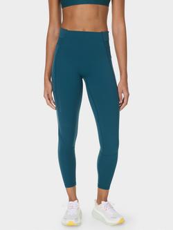 Sweaty Betty Compressive Run Leggings, Deep Green, Deep Green