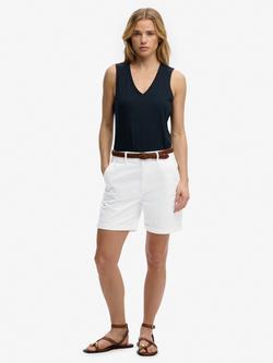 Superdry Chino Shorts, White, White