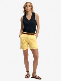 Superdry Chino Shorts, Golden Haze Yellow, Golden Haze Yellow