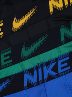 Nike Logo Waistband Boxer Briefs, Pack of 3, Multi - view 2, Multi