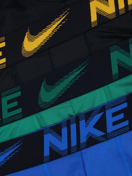 Nike Logo Waistband Boxer Briefs, Pack of 3, Multi - view 2, Multi