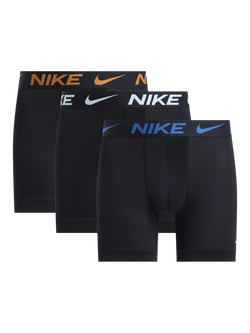 Nike Waistband Boxer Briefs, Pack of 3, Black, Black