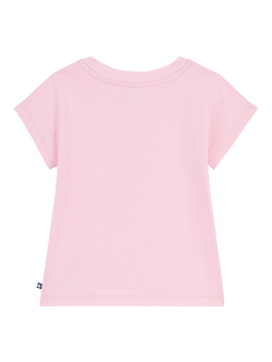 Petit Bateau Kids' Print T-Shirt, Pink - view 2, Pink