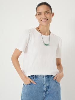 HUSH Emily Puff Sleeve T-Shirt, White