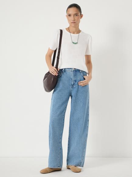 HUSH Emily Puff Sleeve T-Shirt - view 2, White