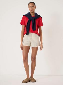 HUSH Emily Puff Sleeve T-Shirt - view 2, Bright Red