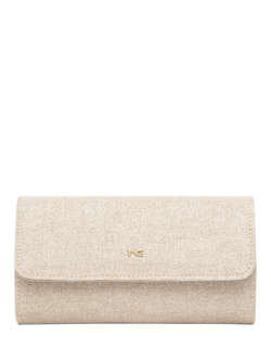 NeroGiardini Gaia Clutch Bag, Gold, Gold