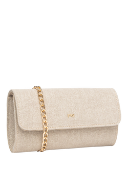 NeroGiardini Gaia Clutch Bag, Gold - view 2, Gold