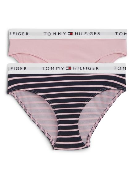 Tommy Hilfiger Kids' Bikini Briefs, Pack of 2, Multi, Multi